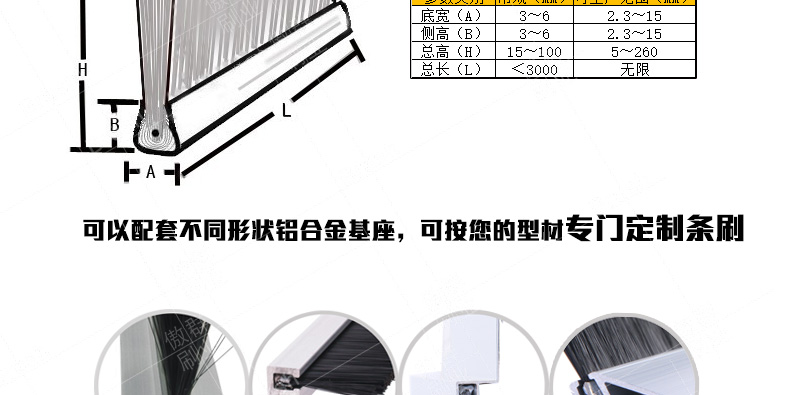 密封條刷支架 密封條刷支架