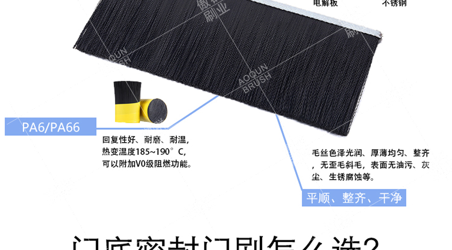 門底密封毛刷 門底密封毛刷